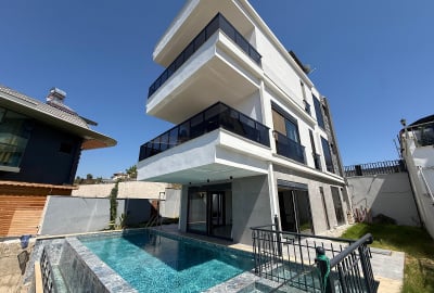 Möblierte Villa Mit Meer- Und Stadtblick In Alanya Kargıcak 1