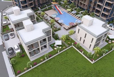 Duplex Villa's Te Koop Met Privétuinen In Erdemli Mersin 2