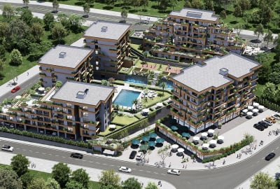 Wohnungen In Einer Anlage Mit Pools In Bursa Nilüfer 1