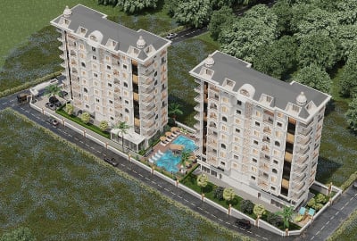 Apartamenty W Kompleksie Blisko Morza W Alanyi Mahmutlar 2