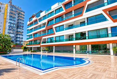 Furnished Penthouse Apartment with a Pool in Antalya Konyaaltı 1