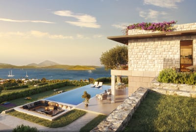 Villas Independientes De Piedra Con Vistas Al Mar En Bodrum Muğla 3