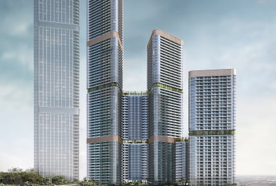 Stadsutsikt Lägenheter Med Flexibel Betalning I Dubai Hartland Ll 3