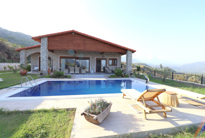 Wolnostojąca Willa Z Widokiem Na Morze I Przyrodę W Adrasan, Antalya 1