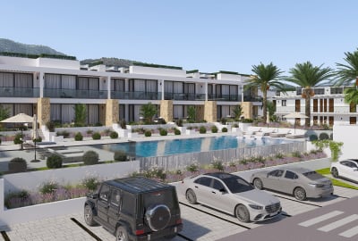 Apartments with Pool Near the Sea in Gazimağusa 1