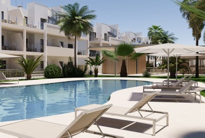 Modern Apartments with Communal Pool in San Cayetano 1