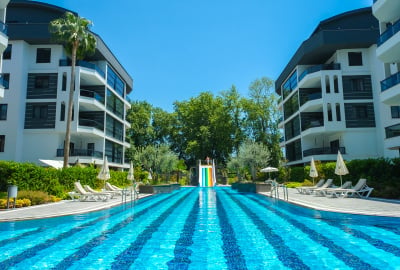 Schicke Wohnungen In Einem Komplex Mit Pool In Alanya 1