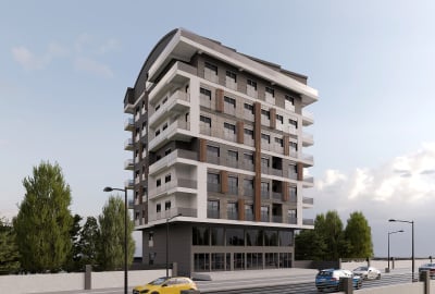 Apartments in Antalya Bahçelievler Near the Sea and Amenities 1