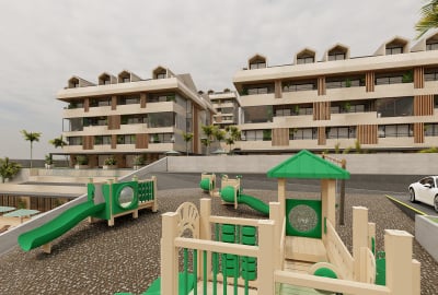 Pisos En Complejo Con Instalaciones Sociales En El Centro De Fethiye 3