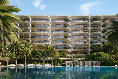 Sea and Dubai City View Apartments on Palm Jumeirah Island 1