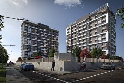 Mersin Mezitli’de Zengin Sosyal Olanaklara Sahip Sitede Daireler 1