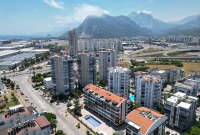 Möblierte Gemeinschaftspool Wohnung Mit Parkplatz In Antalya Konyaaltı 1