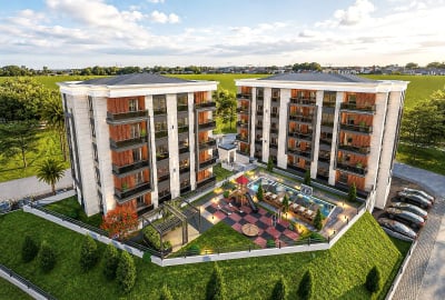 Apartamentos En Complejo Con Piscina Cerca De Servicios En Bursa 1