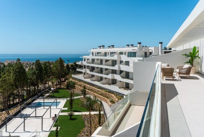Flats with Sea View Close to the Golf Course in Mijas Málaga 1