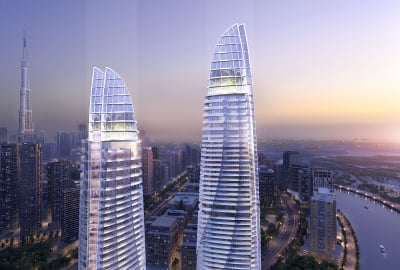 迪拜（dubai）商业湾（business Bay）面向运河的豪华公寓 2