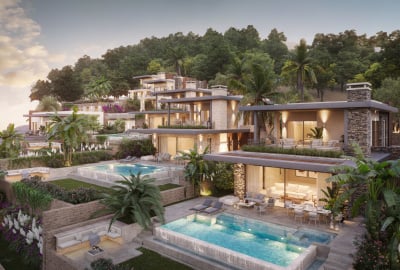 Villa's Met Uitzicht Op De Yalıkavak-jachthaven In Bodrum Muğla 3