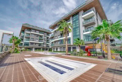 Alanya Oba'da Sosyal Aktiviteli Site İçinde Eşyalı Daire 1