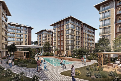 Apartments in Complex Close to Transportation in İstanbul Zeytinburnu 2