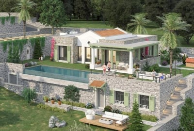 Nature and Sea-view Villas with Private Pools in Bodrum Gümüşlük 3