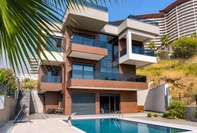 Luxuriös Gestaltete, Möblierte Villa In Alanya Kargıcak 1