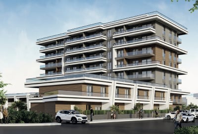 New Villas in a Complex with Rich Amenities in İzmir Karşıyaka 1