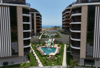 Flats in a Four-block Complex with Social Activities in Çıplaklı 1