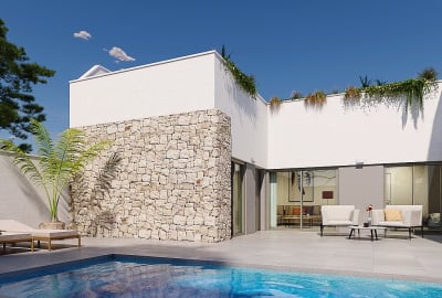 Bungalows with Exclusive Pool in Pilar De La Horadada 1