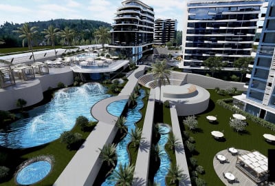 Alanya Avsallar'da Denize Yakın Zengin Olanaklı Daireler 3