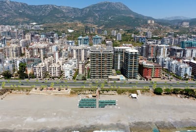 Alanya Mahmutlar'da Denize Sıfır Konumda Satılık Daireler 1