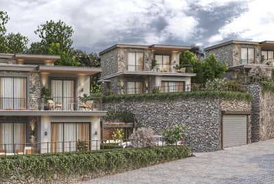 Villas Independientes Con Piscinas Y Jardines En Konacık Bodrum 2
