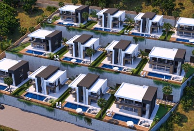 Detached Villas with Smart Home System in Alanya Kargıcak 1
