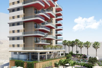 Lägenheter I Ett Privat Komplex Bredvid Stranden I Calpe 2