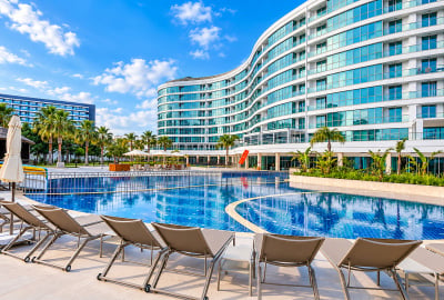 Appartement 1 Chambre Avec Vue Sur La Piscine À Antalya Kundu 1