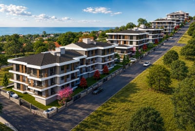 Apartamenty Z Widokiem Na Morze I Miasto Z Planem Ratalnym W Yalovie 1