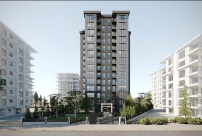Flats Near the Shopping Mall and Metro in İstanbul Kadıköy 1