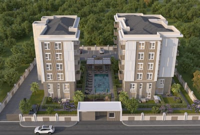 Installment Apartments Close to Transportation in Antalya Kepez 1