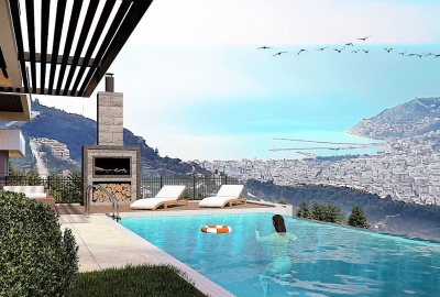 Detached Sea and City-view Homes in Alanya Bektaş 1