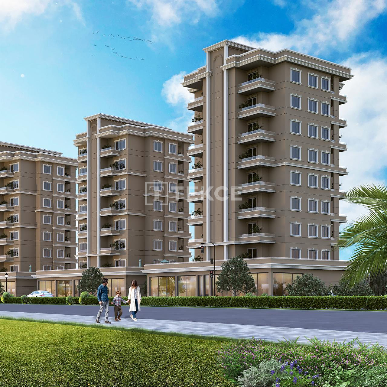 Investment Apartments in a Brand Project in Mezitli Mersin