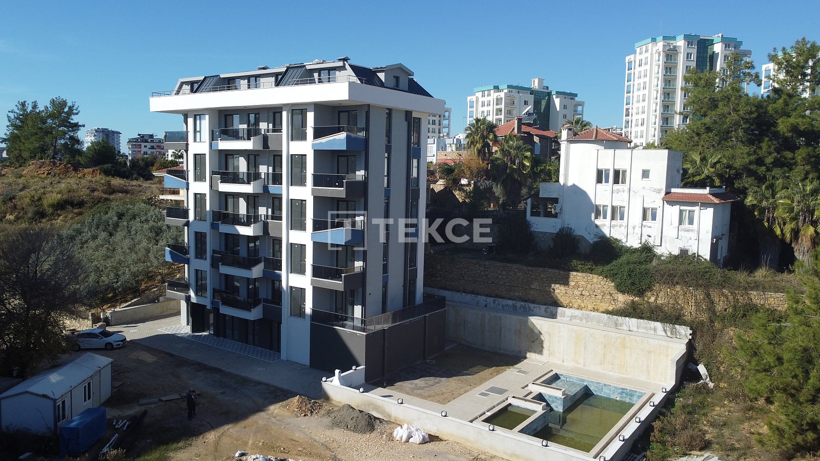 Шикарные квартиры с видом на море в центре Авсаллара, Аланья