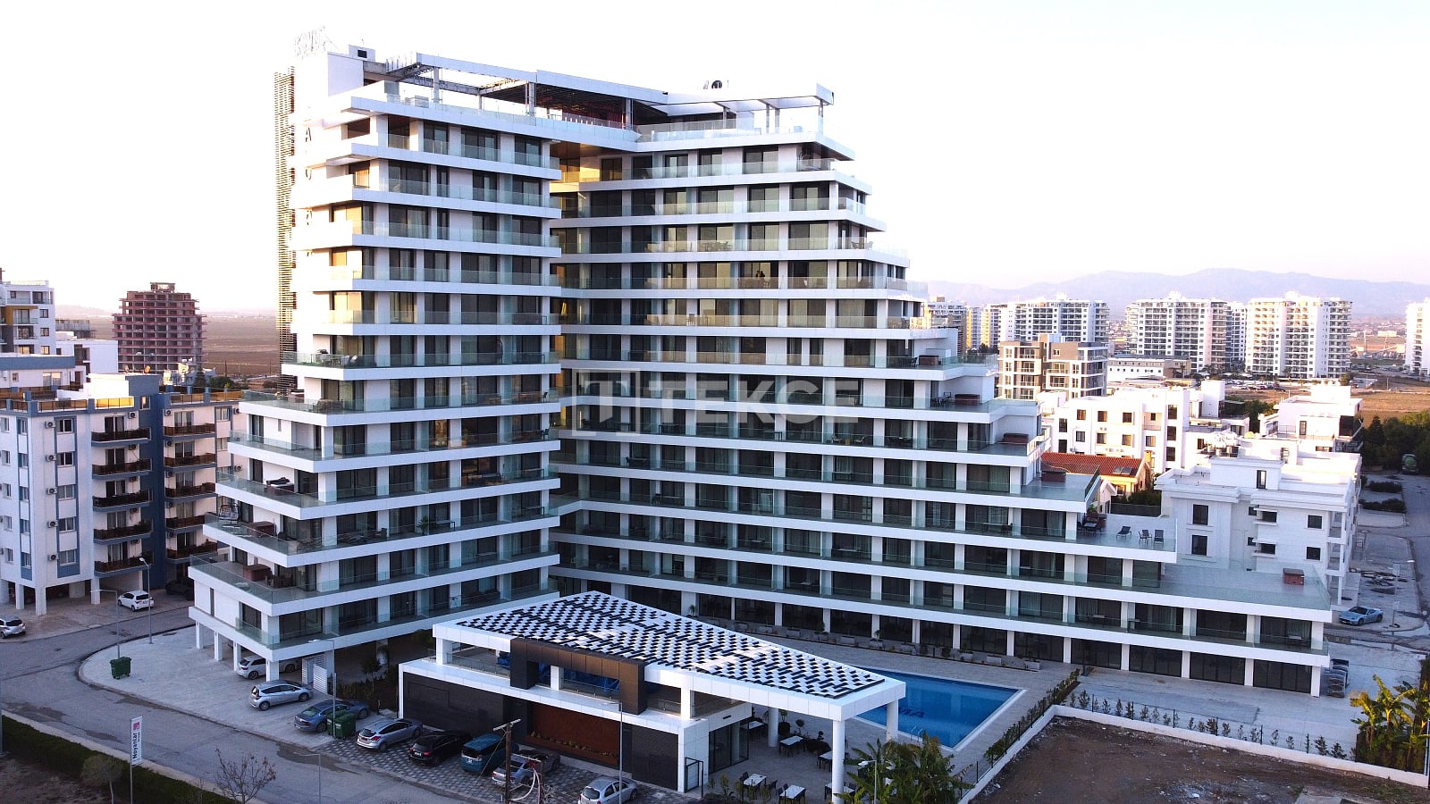 Jacuzzi Apartment in Panorama Complex in Iskele Long Beach