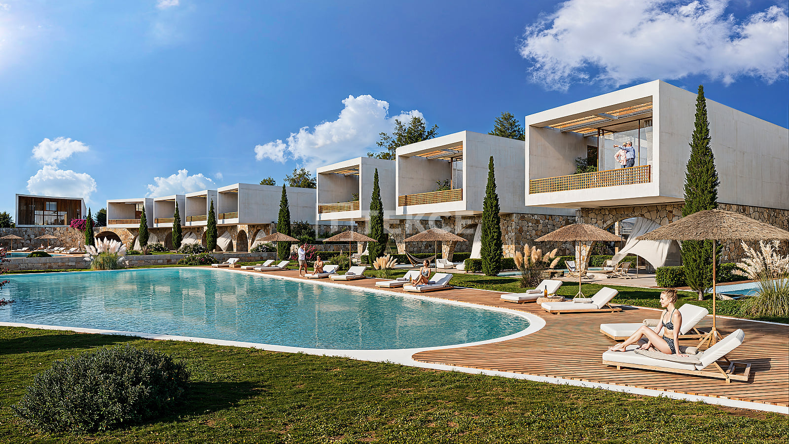 Seafront Apartments in a Mixed Project in Tatlısu North Cyprus