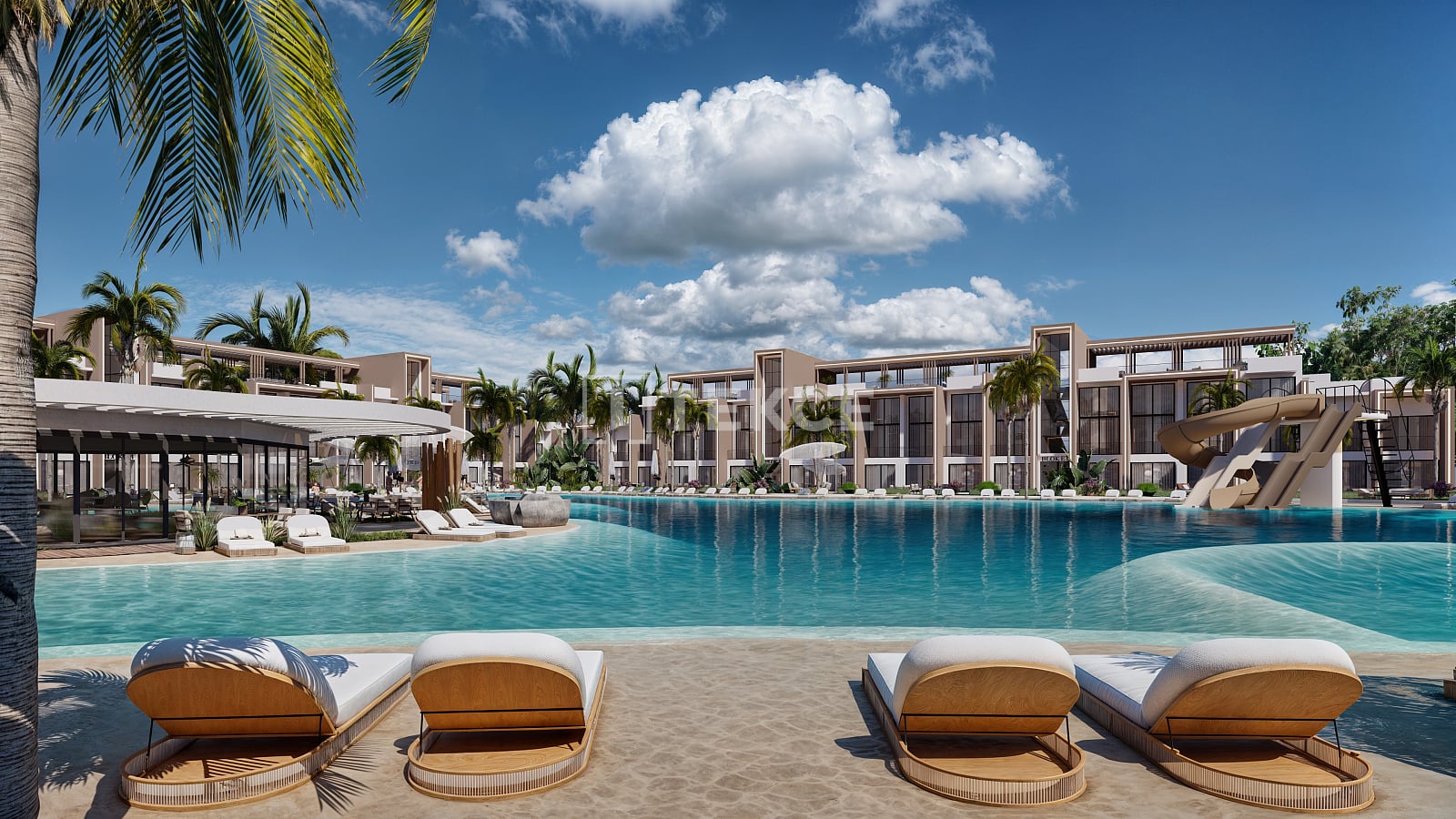Apartments in a Complex with Pool and Gym in North Cyprus İskele