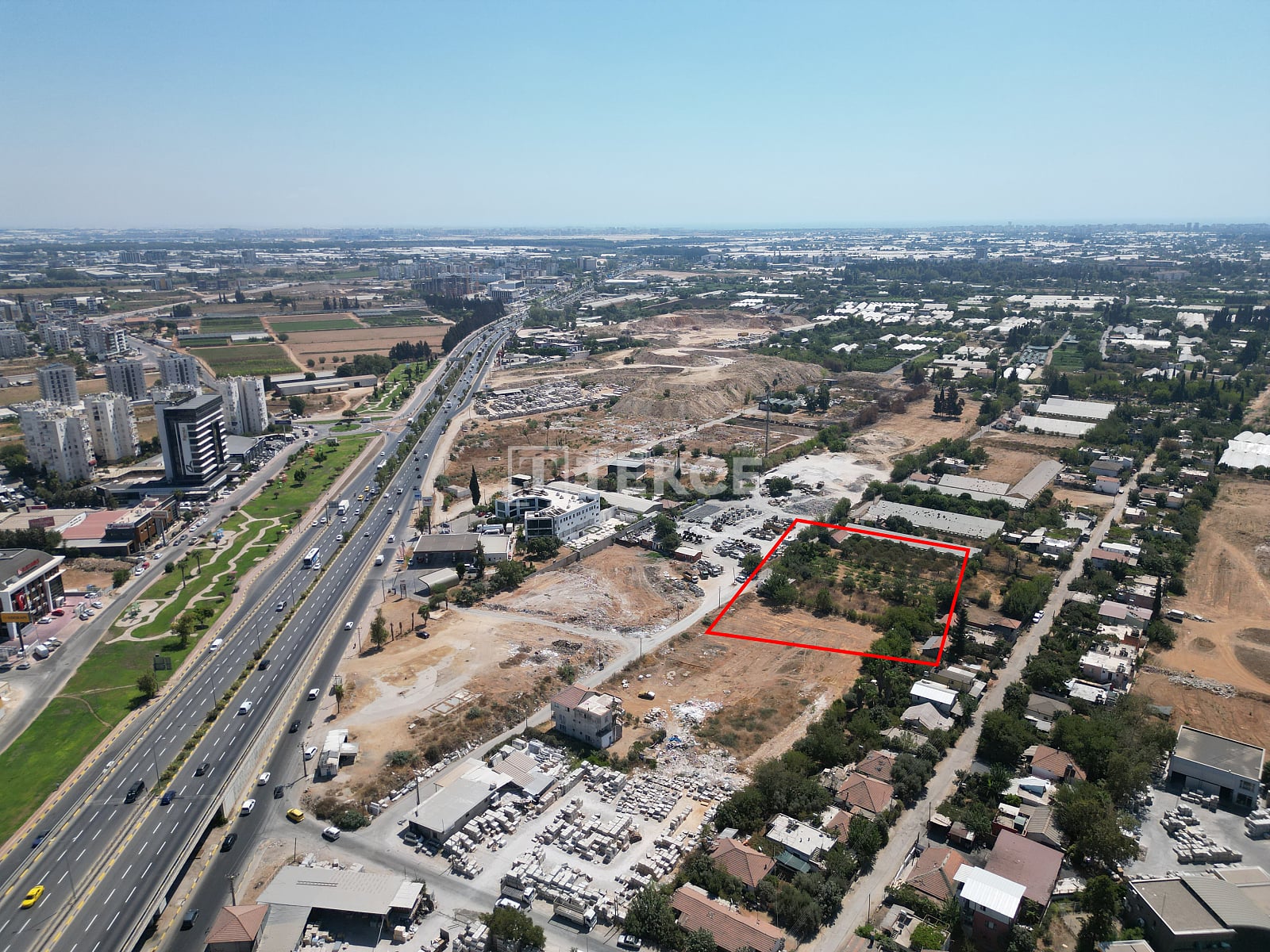 Zoned Commercial Land near Gazi Boulevard in Antalya Muratpaşa