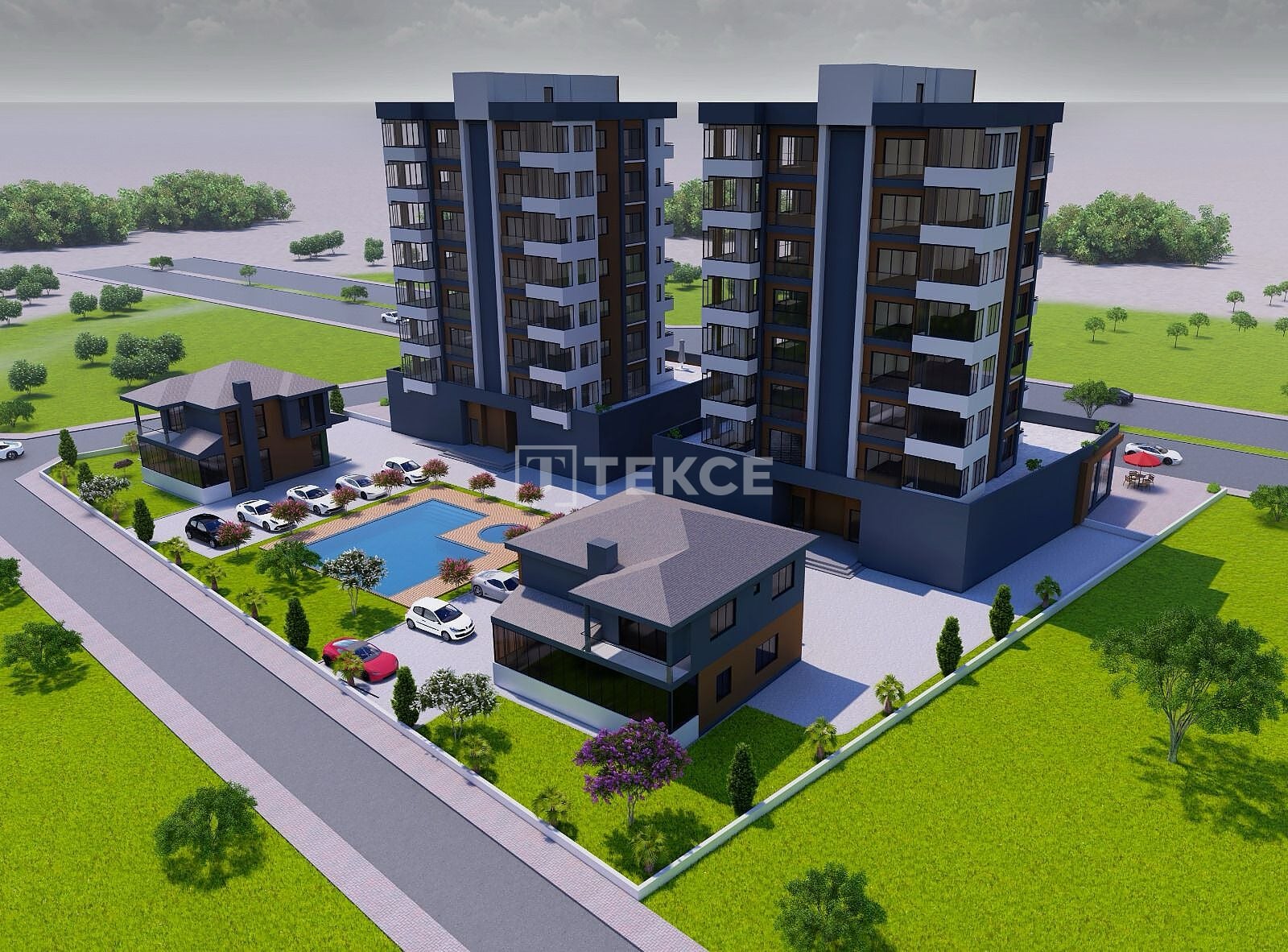 Brand New Flats for Sale in Mersin Mezitli Davultepe