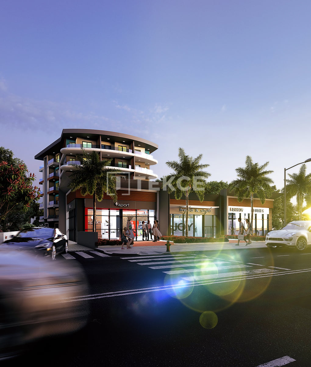 1-Bedroom Apartments in a Complex in Altıntaş Antalya