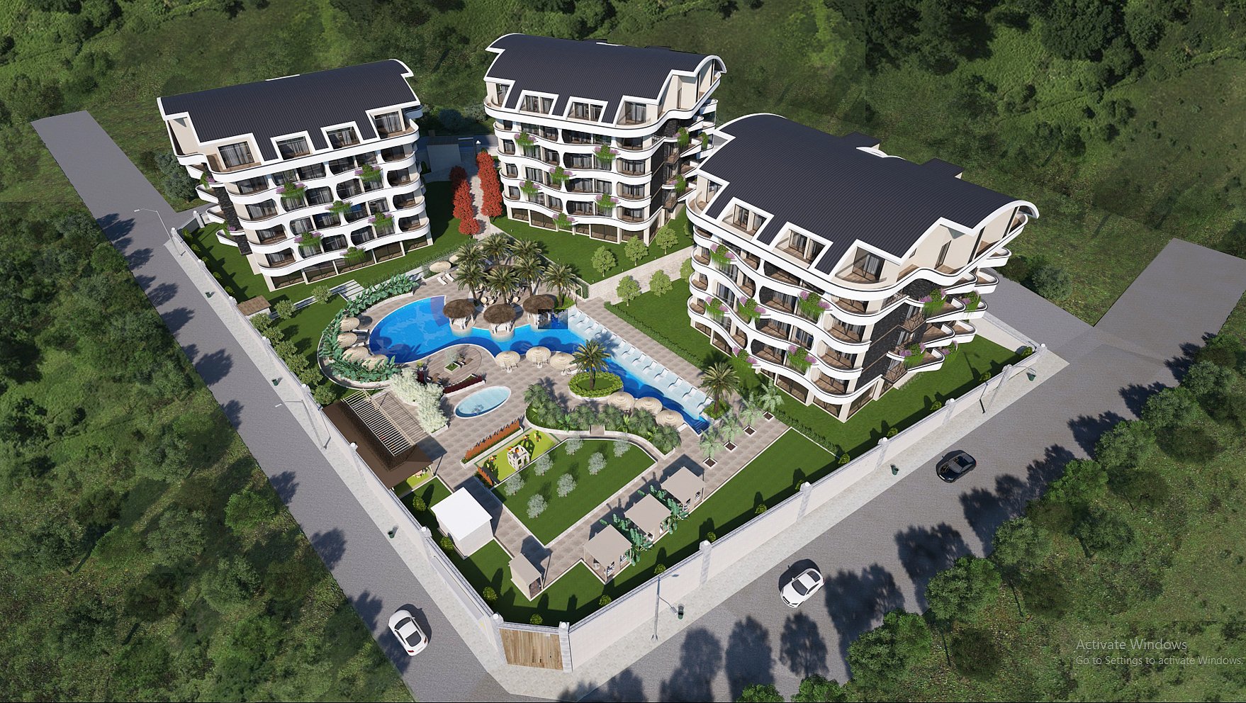 Ático 3 habitaciones 106 m² Alanya, Turquía