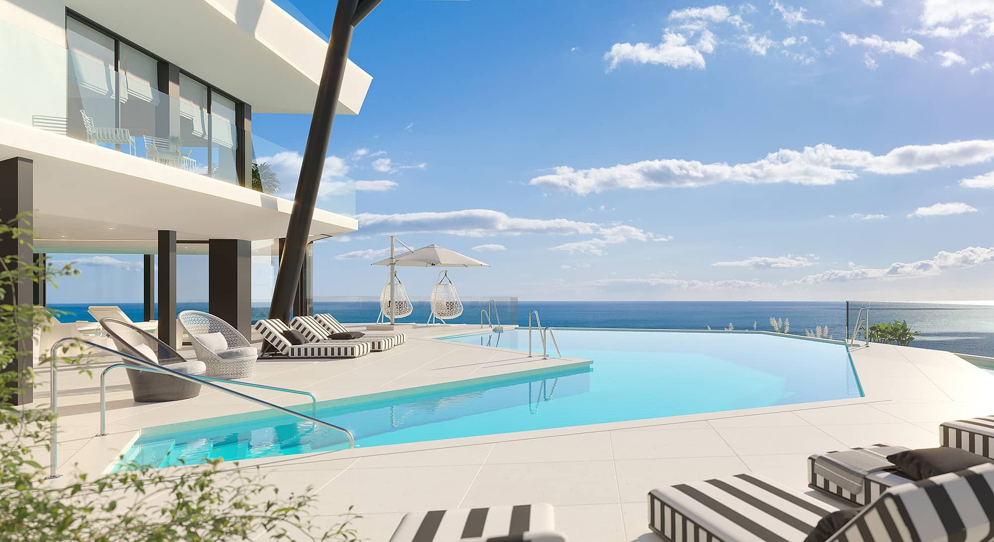 Malaga Fuengirola'da Deniz Manzaralı Yatırımlık Daireler