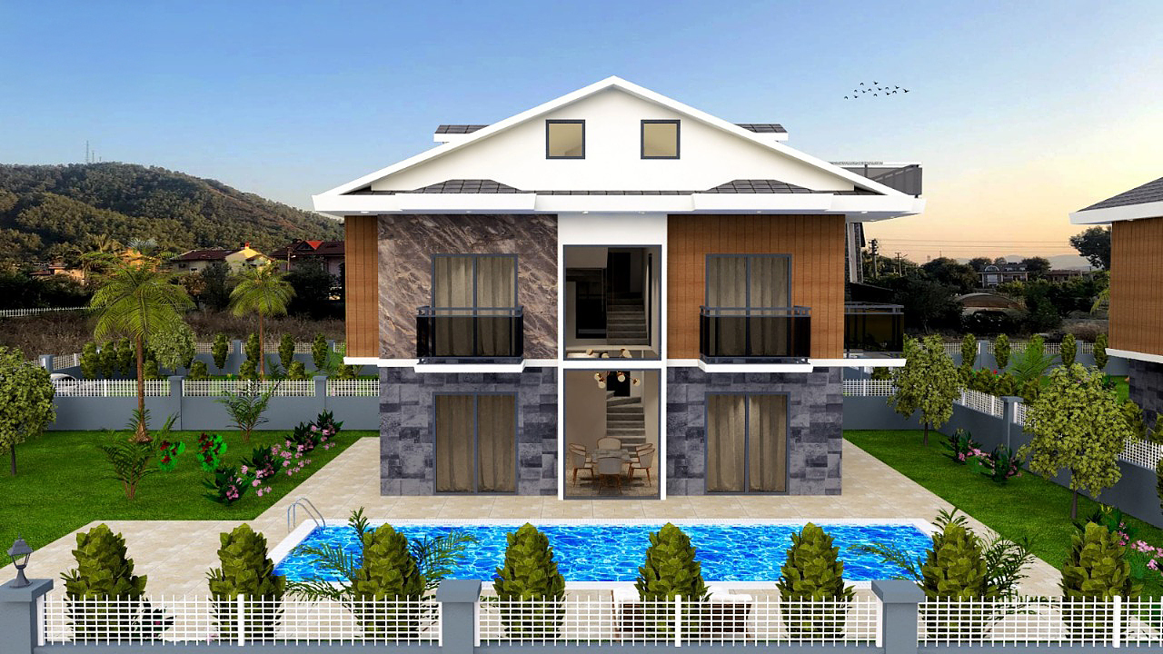 Luxury Villas with Private Pools and Gardens in Fethiye Muğla