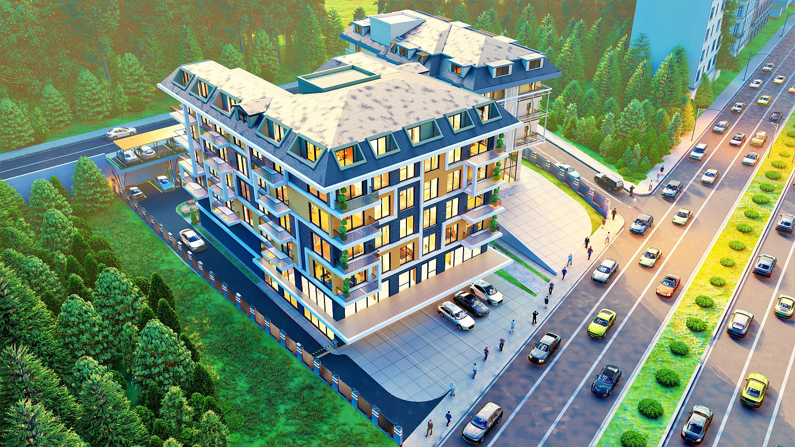 Ático 4 habitaciones 130 m² Alanya, Turquía