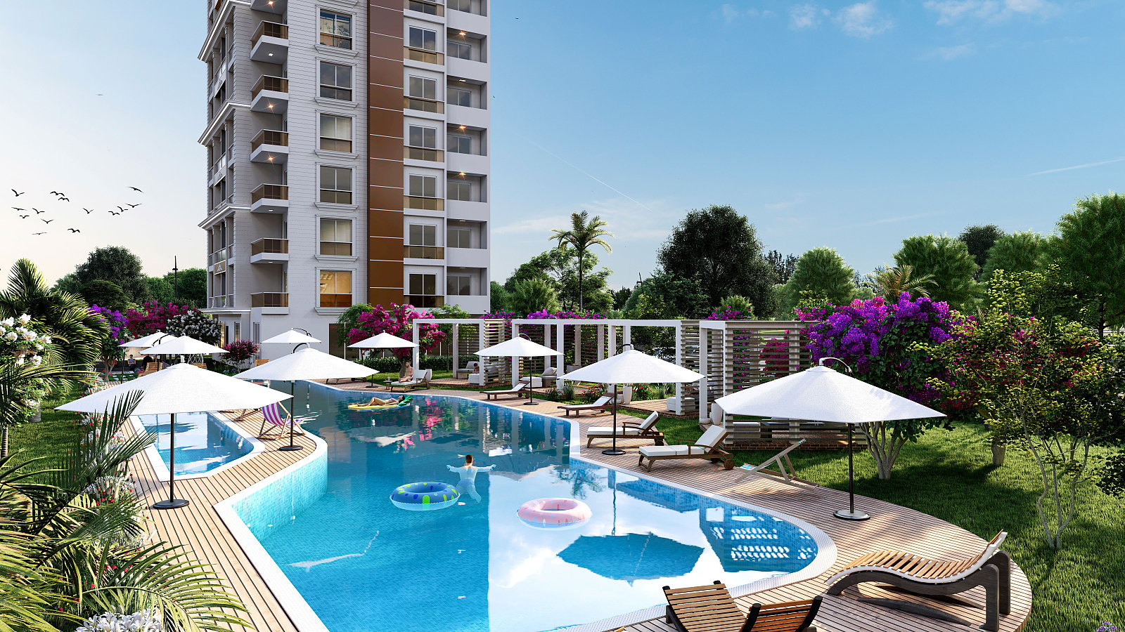 2 bedroom apartment 95 m² Toroslar, Turkey